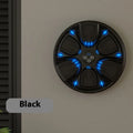 Black intelligent music boxing machine wall target with leather and PP construction for home training