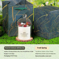 Handmade soy wax aromatherapy candle in cup shape with four fragrance options for bedroom decoration