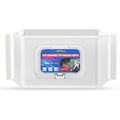Pack of 40 car anti-fog and anti-rain treatment wipes with water-based resin on non-woven fabric.