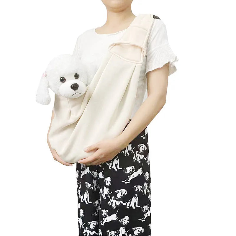 Adjustable shoulder strap pet carrier bag in multiple colours for small dogs and cats under 7.5 kg