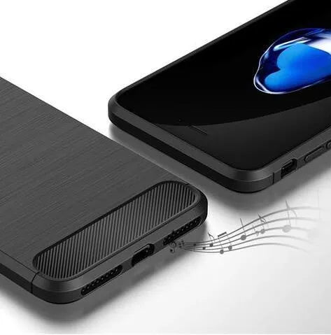 Simple shockproof TPU iPhone case in solid colour options including black, blue, grey, navy, and red.