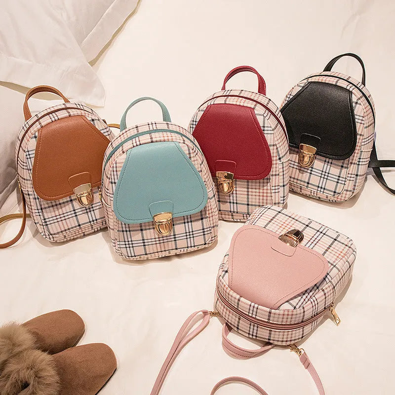 One shoulder diagonal phone bag in PU fabric, shown in multiple colours with carrying style options.