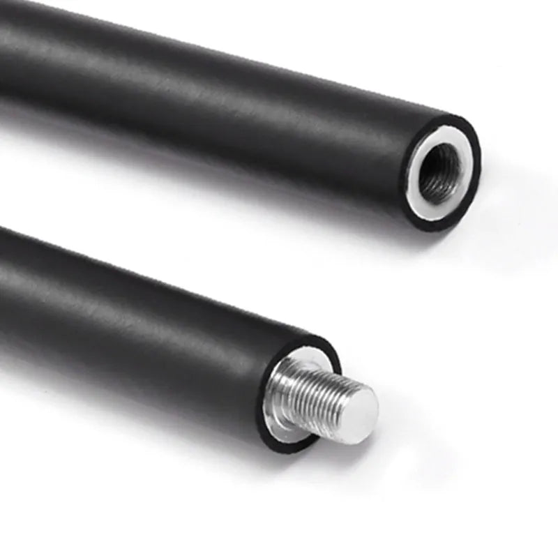 Pilates stick handle accessories with bearing ring in steel and EVA construction showing 980mm and 1000mm length options