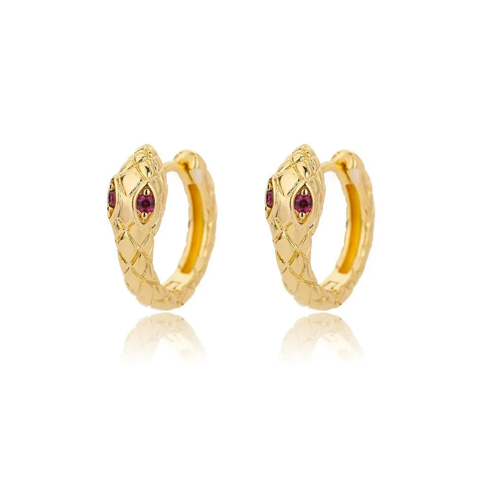 Women's irregular geometric butterfly earrings in copper with diamond treatment, showing heart-shaped and star design elements