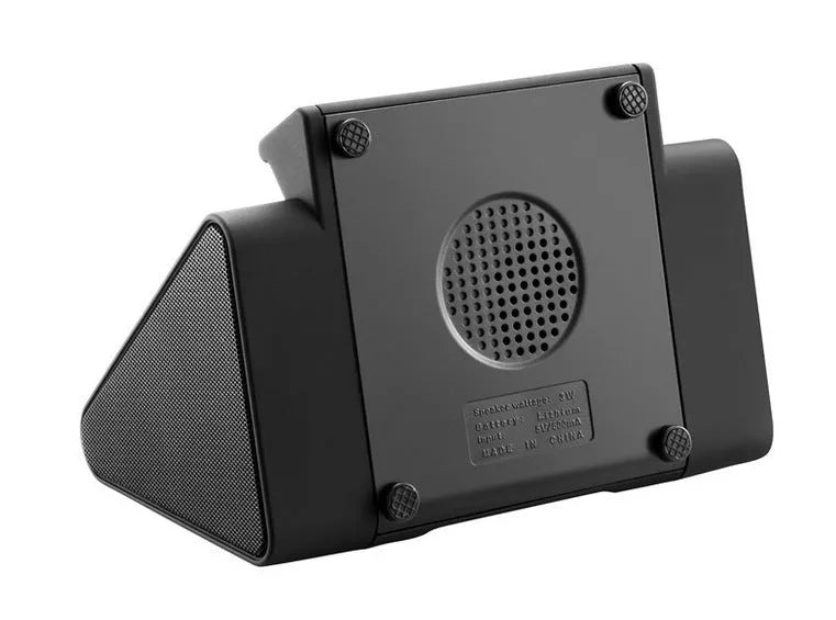 Mobile phone stand speaker, 127x90x83mm, 3W mono, 750mAh, 5-6 hours, Micro USB, Pink Red Black Blue White