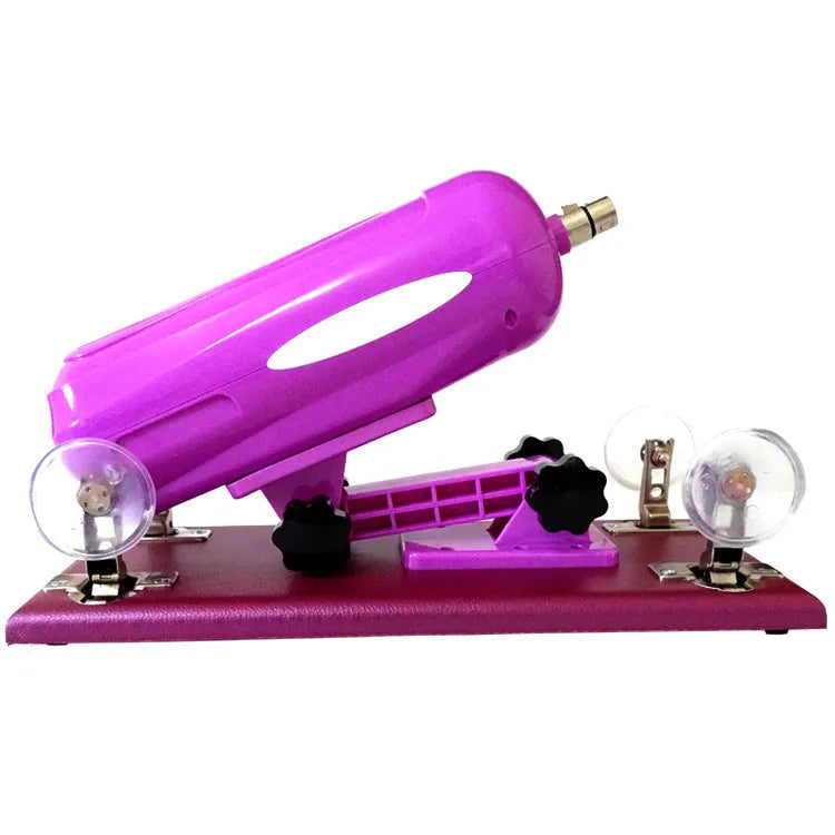 Bobb women's automatic telescopic thrusting sex tool in purple, black, or pink colours