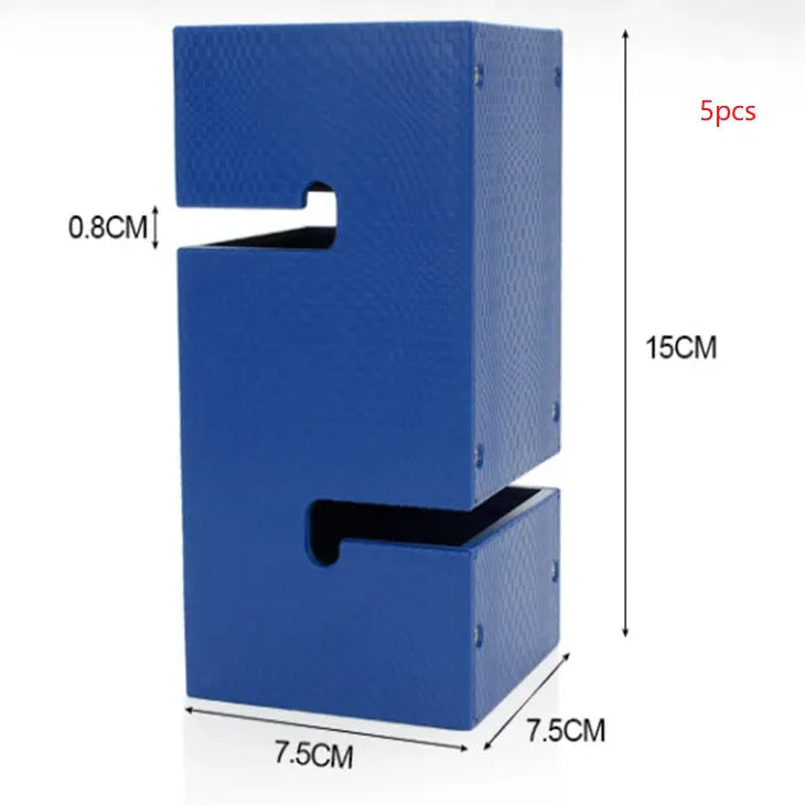 Outdoor team building game with 10 pull ropes, ABS plastic tower blocks, and hook frame set in various colours
