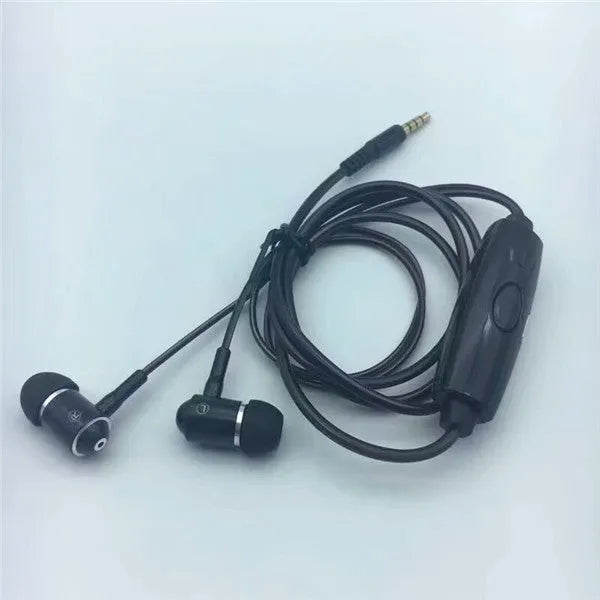 Magic Light LED earphones with aluminium alloy shells showing blue EL illumination around earpieces