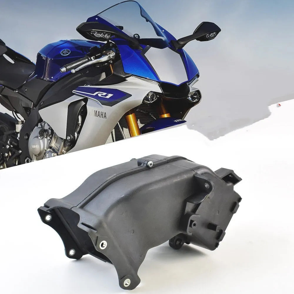 Black Yamaha motorcycle ventilation pipe measuring 280mm with breathable tube design for intake systems
