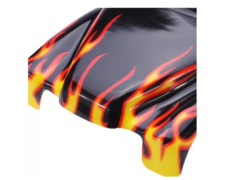 PVC replacement body shell for Traxxas Grave Digger 1/10 RC truck, yellow or green, unpunched canopy