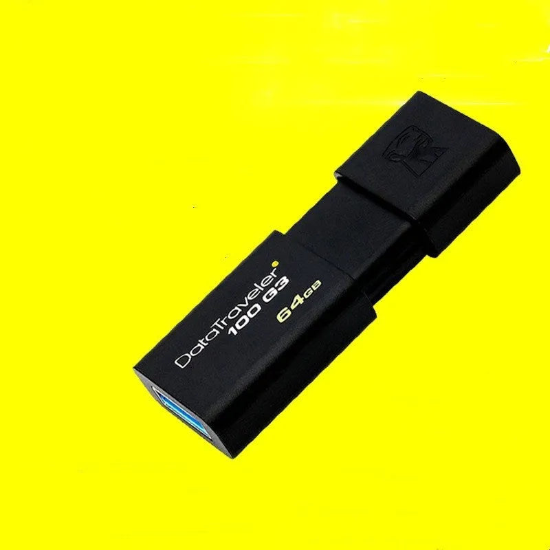 Black ABS sliding USB flash drive for mobile phone and computer, available in 16GB to 512GB capacities