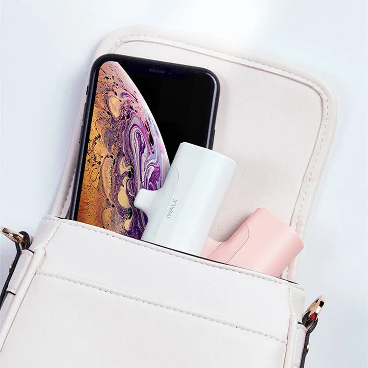 Mini ultra-thin power bank, 4500mAh, 77x47x26mm, 92g, ABS, available in white, black, pink, green, red