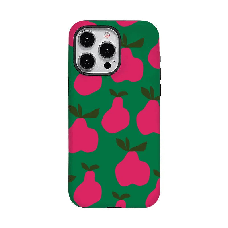 Printed phone case for iPhone 12-16, PC material, Pink Lip Print, Lace, or Dark Brown Leopard Print design