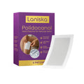 Four micro needle leg care patches in open packaging for skin nourishment and moisturising.