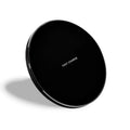 Ultra-thin wireless charging pad in black, red, white, or yellow with 98x98x6.5mm dimensions