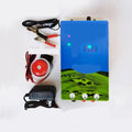 Pasture electronic host high voltage pulse breeding grid fence set with display options for livestock security