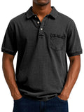 Plus size men's Korean style slim fit summer shirt in polyester fabric