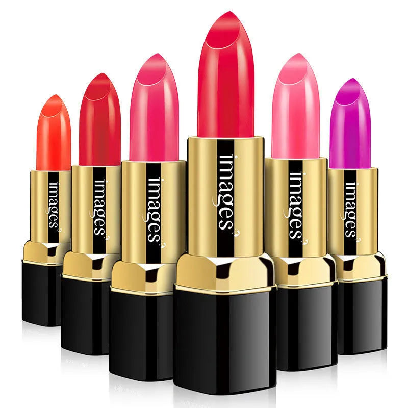 Lipstick lip gloss in 10 colours including coral red and babie pink, 3.8g size with natural plant ingredients