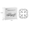 Grey ABS propeller protection ring for DJI Air 2 and Air 2S drones showing 10.5cm radius design