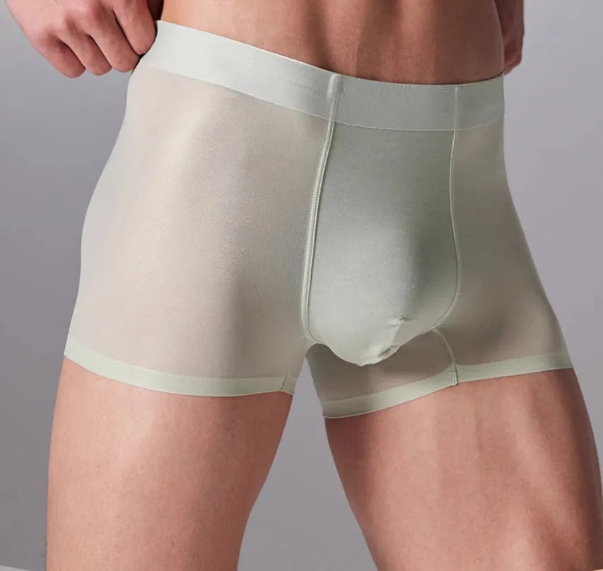 Lightweight seamless antibacterial sports underwear in four colours with size range L to 3XL