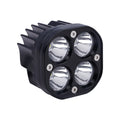 Four-eye clover pattern headlight set with aluminium base plate for motorcycle and car modification