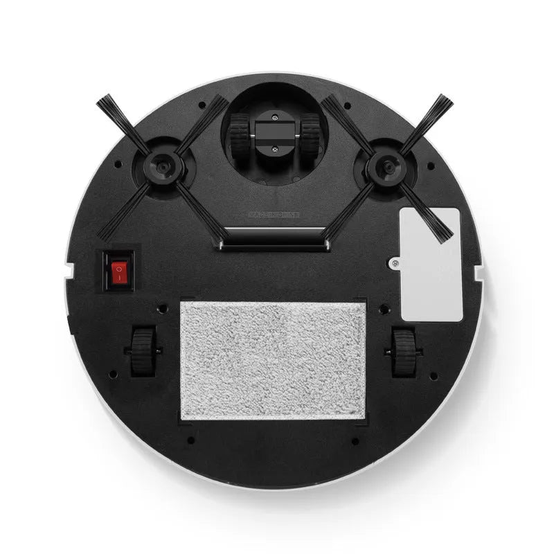 Automatic sweeping robot with compact design, one-click start button, and 3000 mAh battery for cleaning floors