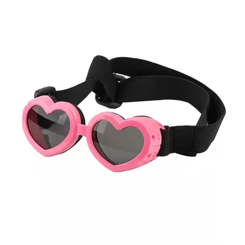Pet glasses windproof eye protection 13.5x3.5cm TPEE PC frame in six colours