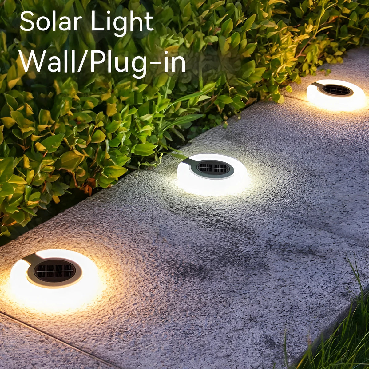 Solar underground light with waterproof folding aperture for outdoor garden pathway illumination