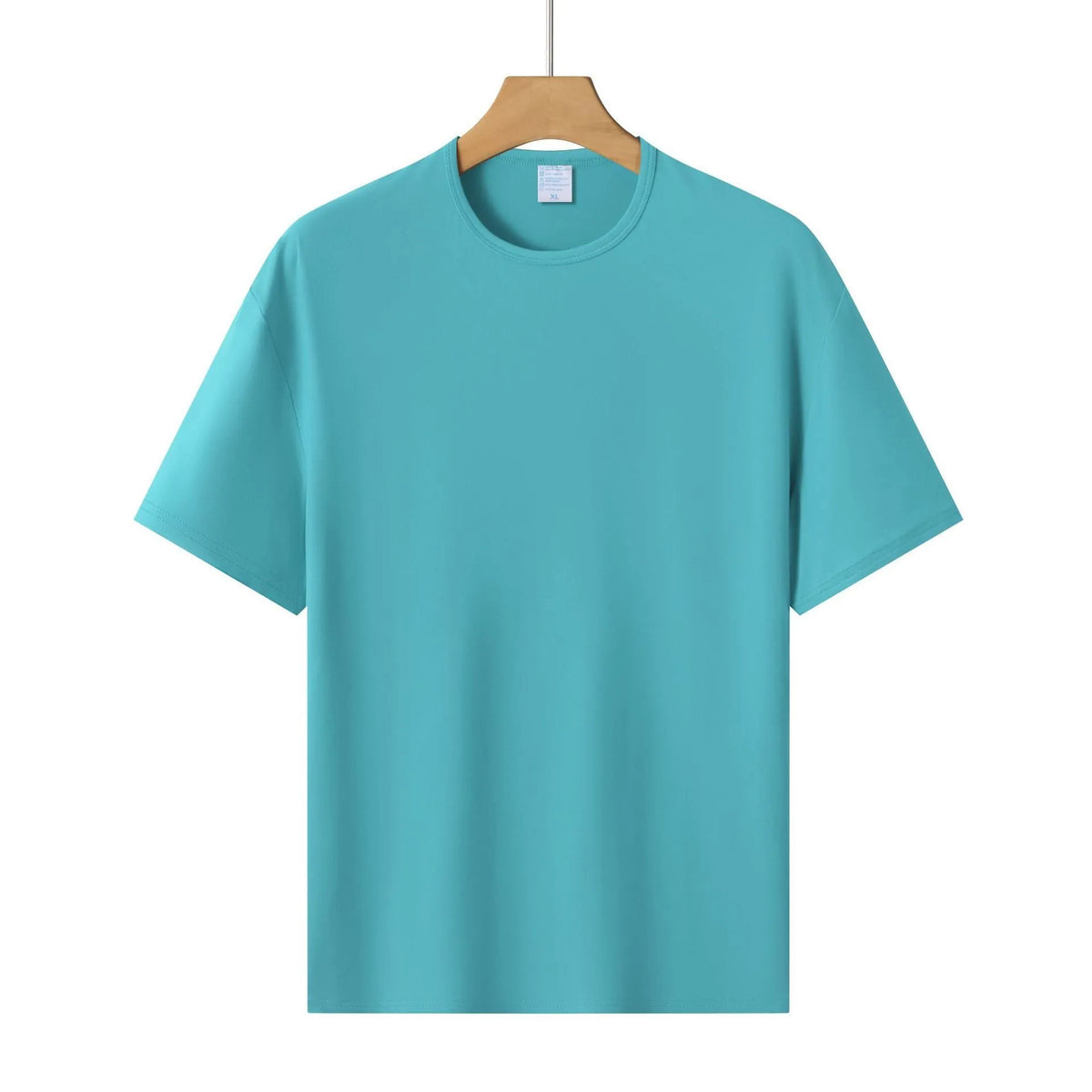 Modal colour short-sleeved T-shirt in loose pullover style for youth sports meetings