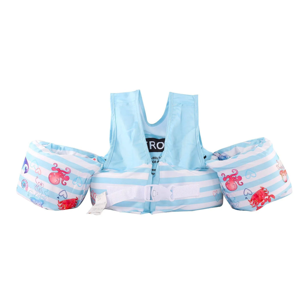 Children's arm swimming ring with 50cm lengthened design and cartoon print on polyester fabric