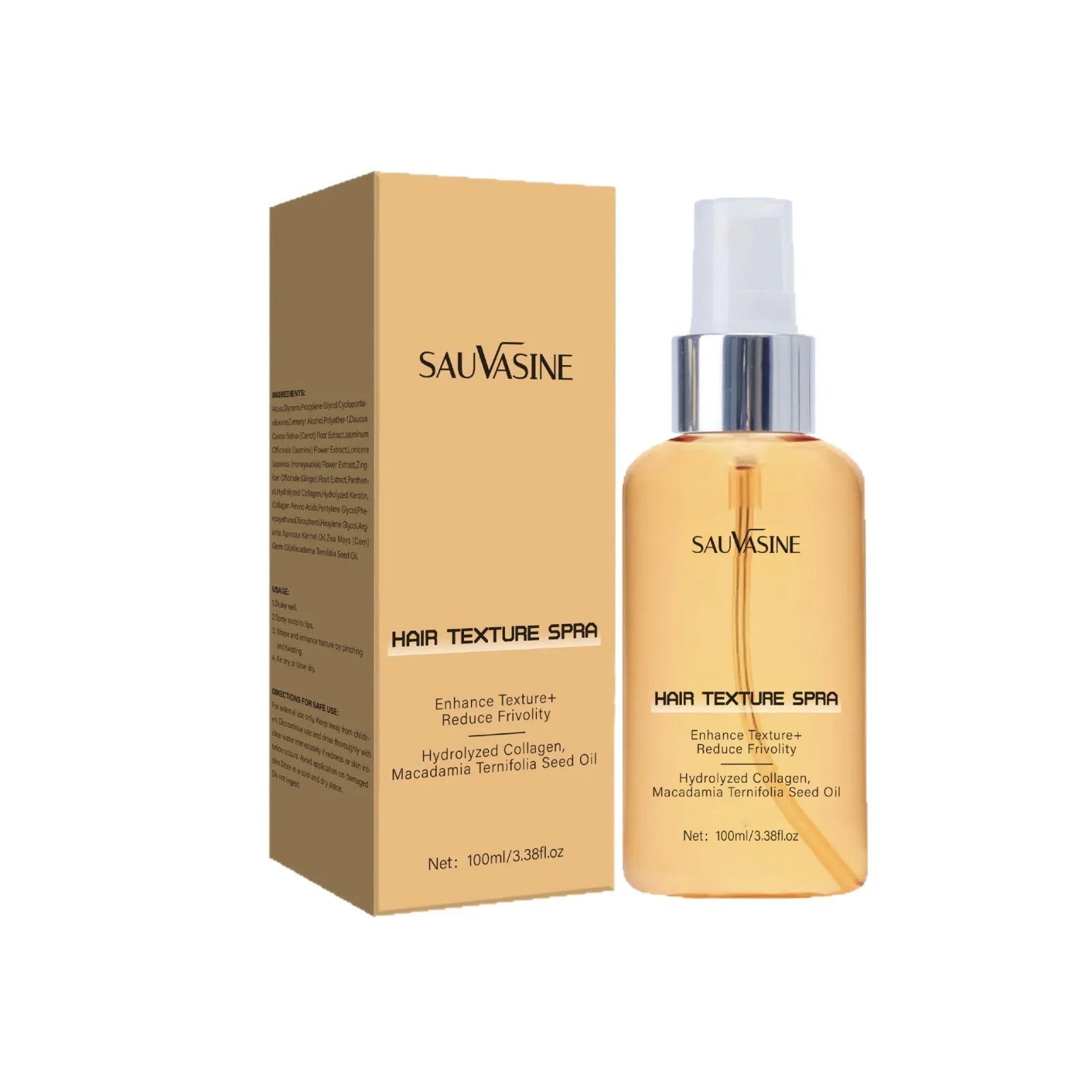 100 ml Reduce Frizz Moisturising Scalp Care Spray bottle for normal hair hydration