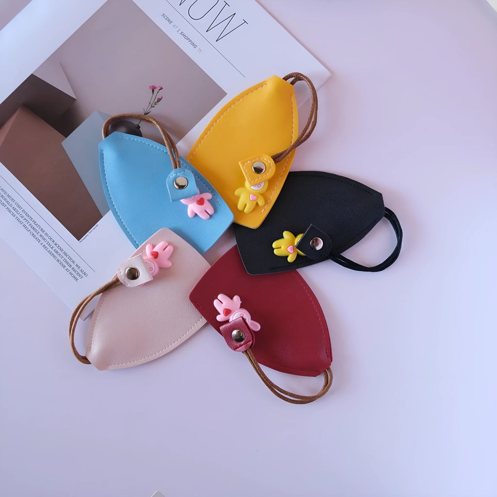 PU material car key case with anti-theft function in multiple colour options