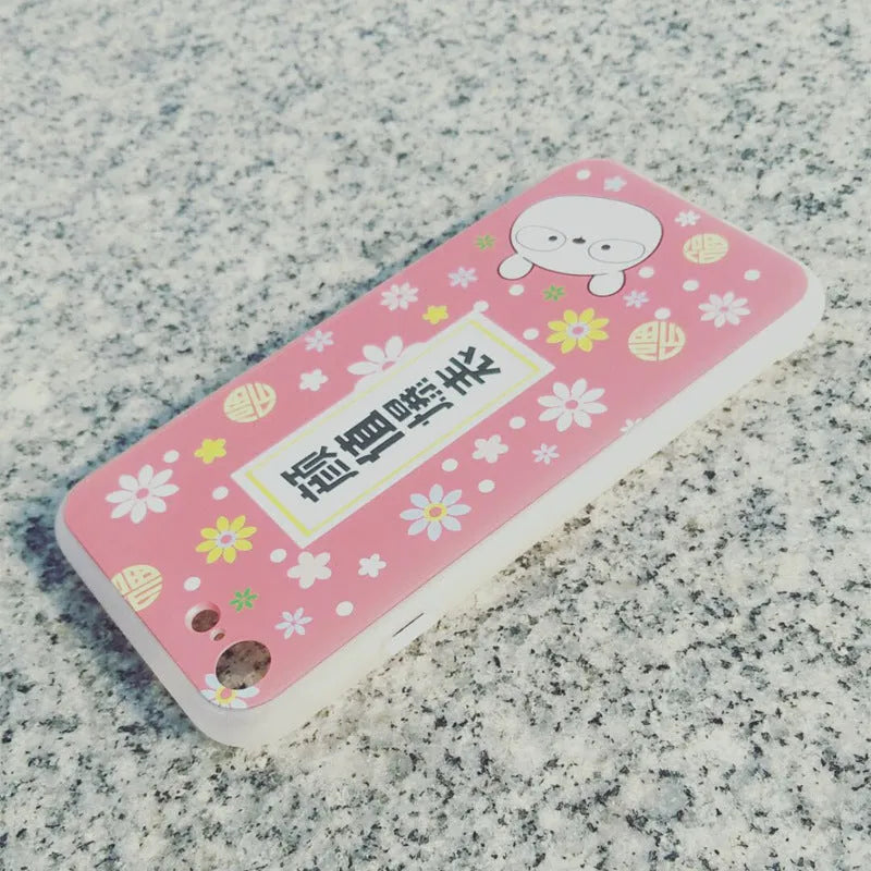 Transparent TPU phone case with custom printing on back cover for multiple phone models