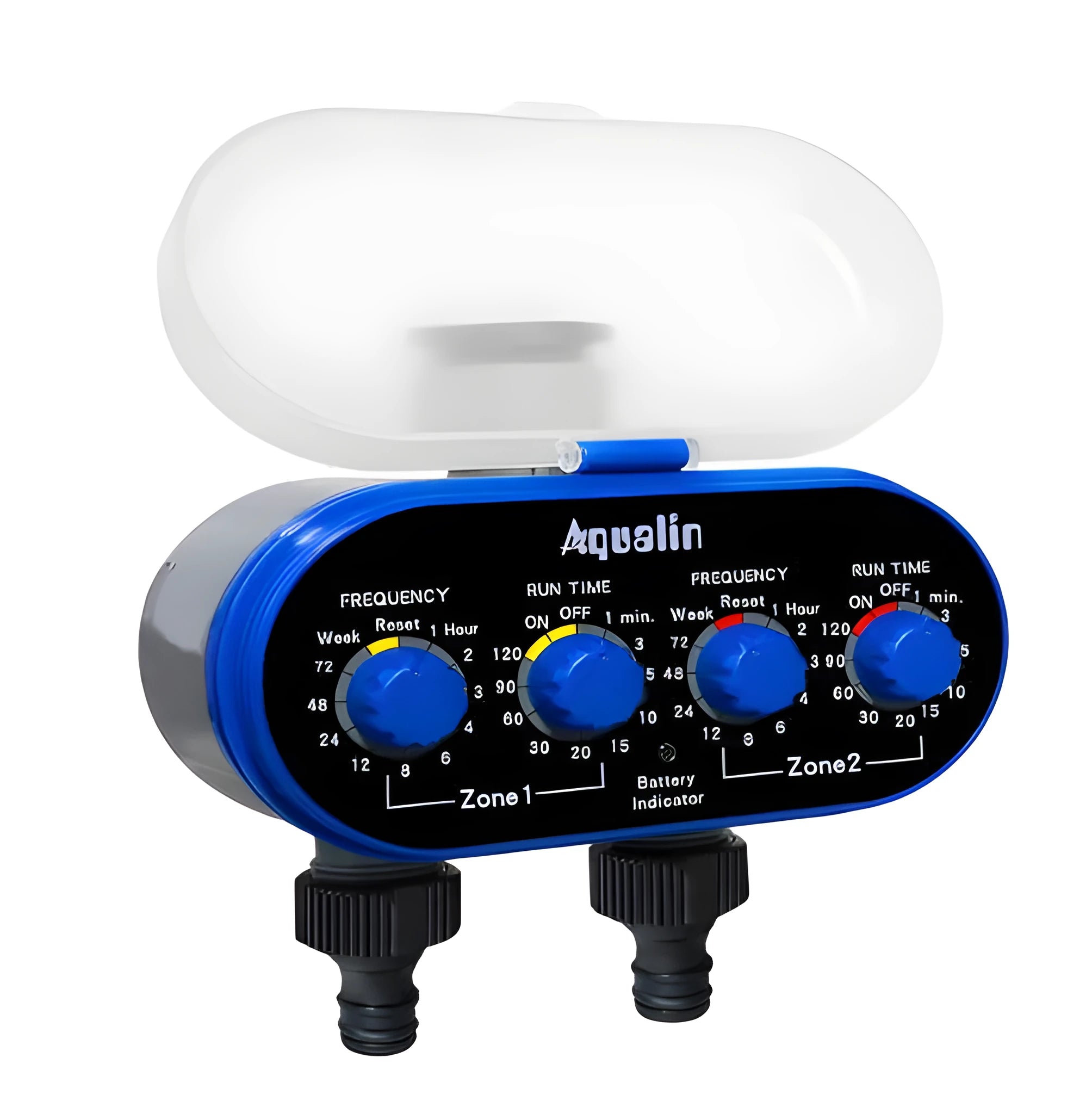 Intelligent irrigation automatic watering device dual timed controller for garden plants