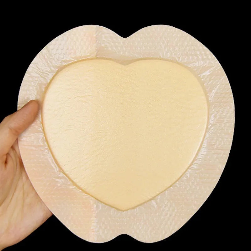 Silicone gel foam bedsore sticker in skin colour for pressure sore prevention with neutral soft hardness