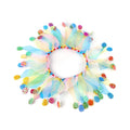 Tie-dyed cloth dog collar in Christmas and Halloween colour patterns with adjustable free size