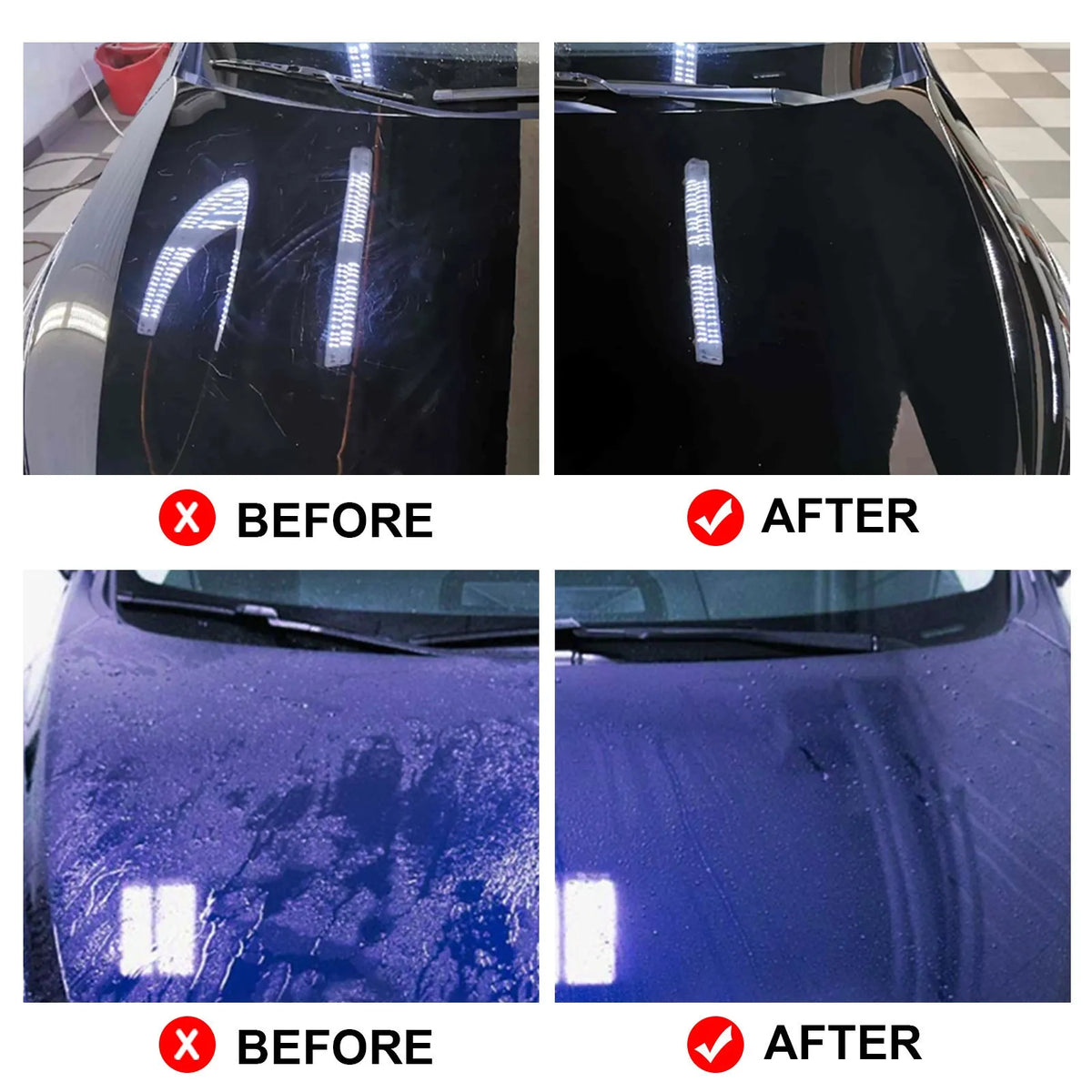 70ml graphene ceramic coating bottle with sponge, towel, gloves, and coating cloths for car paint protection