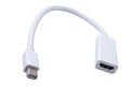 24.5 cm Mini DisplayPort male to HDMI female adapter cable for Apple MacBooks