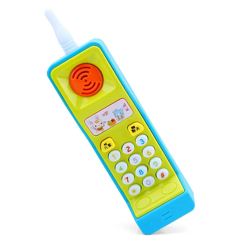 Battery-operated music cartoon animal toy with sound and light features for 3-year-old children