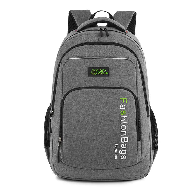 Fashion backpack in black with double-connector straps, 20L capacity, and multiple internal compartments for organisation.
