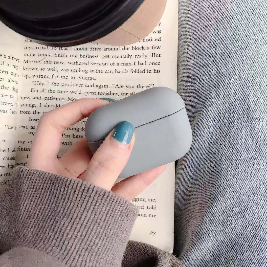 AirPods Pro protective case in multiple colours showing durable plastic construction