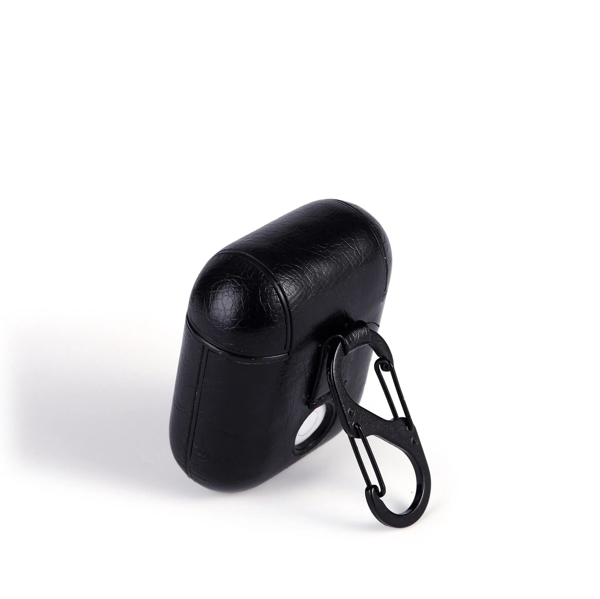 Genuine leather AirPods protective case with 0.5cm slim profile in black colour