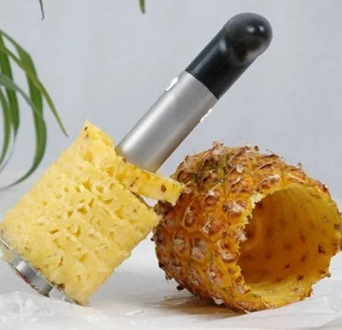 Stainless steel pineapple corer-slicer with ABS handle in choice of colours