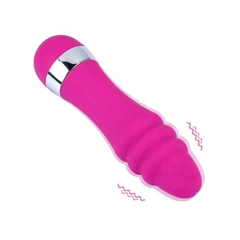 Realistic mini dildo vibrator with six style options for women, battery-powered with integrated moulding construction