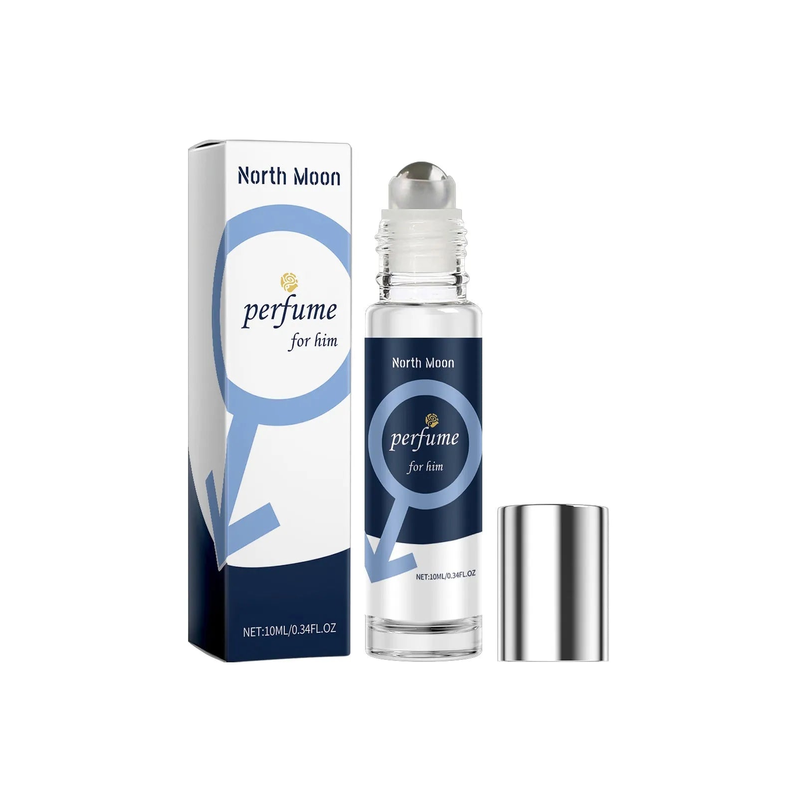 10ml Perfume For Him bottle with bergamot, patchouli and jasmine extract formulation