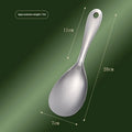 304 stainless steel meal spoon with solid colour finish and simple design for adult household use