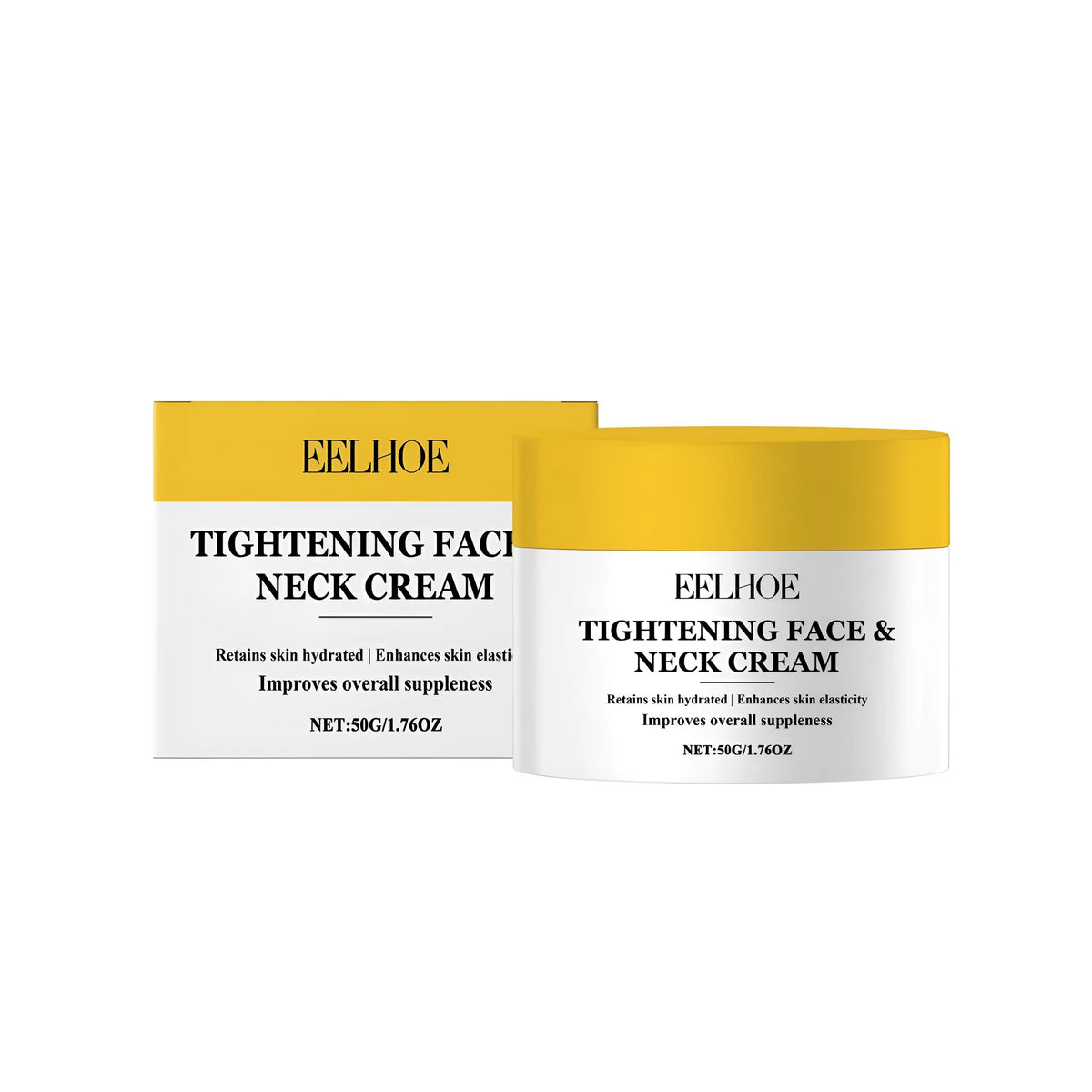 50g tightening face and neck cream with hyaluronic acid, collagen and retinol