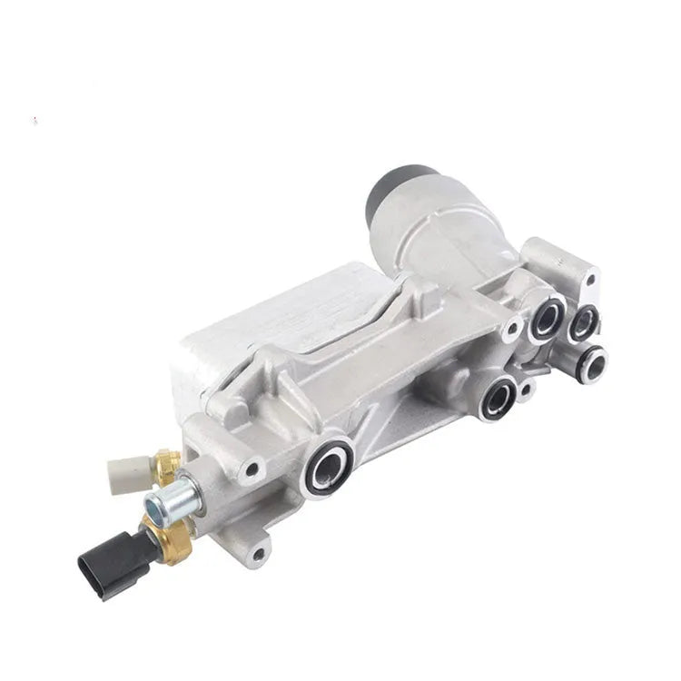 Aluminium oil filter seat for Chrysler, part numbers 5184294AE and 5184331AC, single unit.