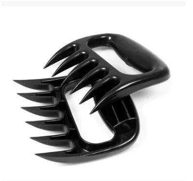 Black bear claw meat shredder barbecue tool set with two polycarbonate shredders
