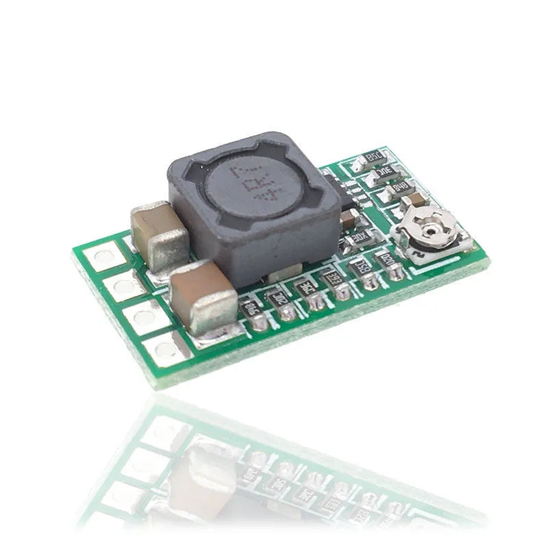 Green PCB DC-DC step down power module converting 12-24V to 5V 3A output